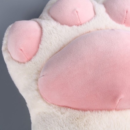 Soft toy "paw", 50 cm, milk-beam-beige color-2