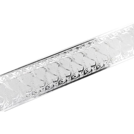 Bar for the cornice "Provence", height 7 cm, length 25 m, color silver, white