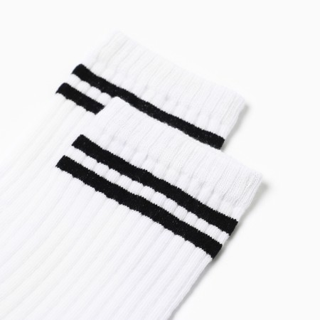 Male socks, white color, size 27-1