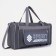 Sports bag with lightning, 3 outer pockets, color gray color