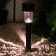Garden lamp on the solar battery "Cylinder", 4.5 × 30 × 4.5 cm, 1 LED, glow warm white