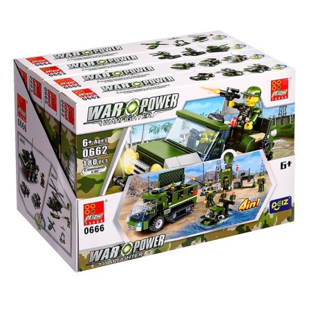 Designer 4 in 1 military "Modern Technique", 4 types of mix-11