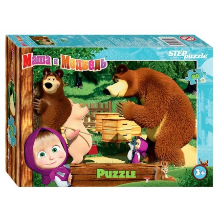 Puzzle "Masha and the Bear - 2", 80 elements, mix-27