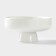 Ceramic dish for fruits, d = 15.5 cm, white color