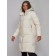 Coat insulated winter female, size 42, light-beige color