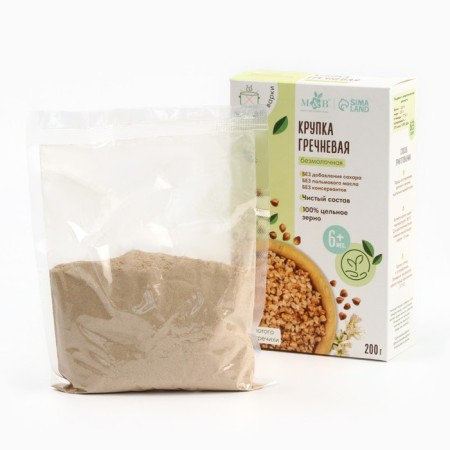 Buckwheat porridge m & b is silent, without gluten, from 6 months, 200 g.-9