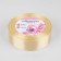 Satin tape, 25 mm × 23 ± 1 m, cream color # 64