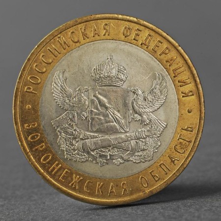 Coin "10 rubles 2011 DGR Voronezh region"