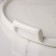 Ceramic dish with a lid-pipe for desserts Valencia, 31 × 28 × 19 cm, white color