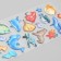 Plastic sticker "Pigamal. Sea residents" 9.5x24.5 cm