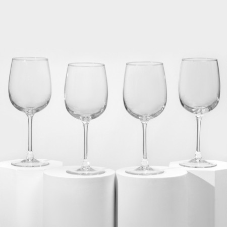 A set of glass glasses for the wine Allegresse, 550 ml, 4 pcs