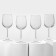 A set of glass glasses for the wine Allegresse, 550 ml, 4 pcs