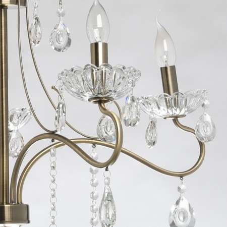 Causte "candle", size 75x86x75 cm, 300W 5XE14 IP 20-11