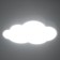 Cauces "Cloud" LED 3 modes 24W white 42x52x8 cm