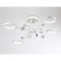 LED ceiling LED with Ambrella Light, Linetech, FL51648, LED, 98 W, 7350LUM, 3000-6400K, Chrome Color, Chrome