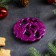 Form for carved gingerbread "Northern deer", purple color