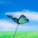 Plug for indoor plants "Butterfly" 6x7cm, 25cm, mix / packing 50pcs, price per pcs