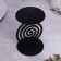 Spiral candlestick 11x10x16cm, black