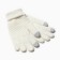 Women's gloves minku 21 cm white