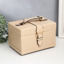 Casket to the leatherette for decorations chest 