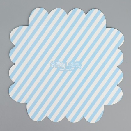 Box for confectionery with PVC lid "Sweet New Year", 13 x 13 x 3 cm, New Year-8