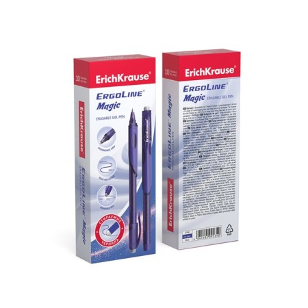 Pen with erased ink gel Erichkrause "Ergoline" Magic, blue ink-8