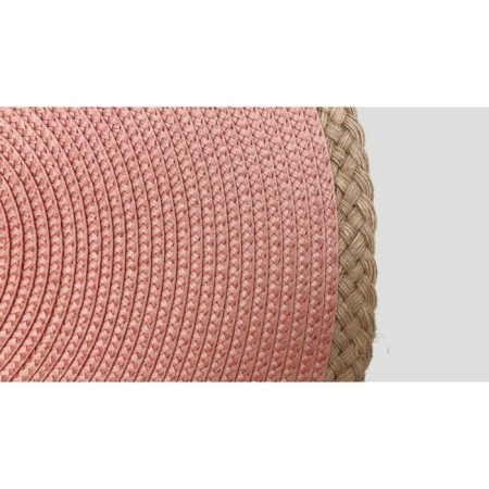 Round napkin, d = 38 cm, dry rose color-1
