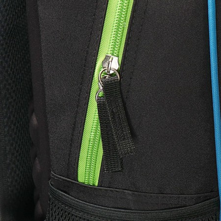 School backpack 38 x 27 x 17, ergonomic back, Devente Attomex Basic, T-Rex Dino, Black 7033443-10