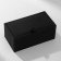 Leather case for cufflinks "Classic", black color