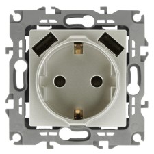 2p+E 16A-250V socket, curtains. with 2xusb 5V-3a, era12, mother of pearl
