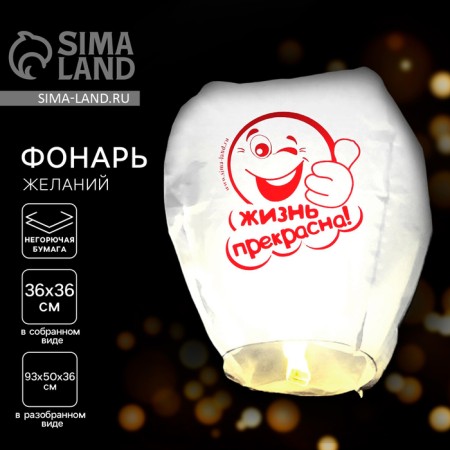 The flashlight of desires “Life is beautiful!”, Smiley