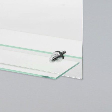 Wall mirror, 50 x 70, with a shelf, with 2 brackets-1