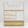 Steam for jewelry with a place for storage "frame", 26.5 × 23 × 10 cm, color gold