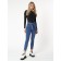 Jeans narrowed to the bottom of women's blue, size 42-44