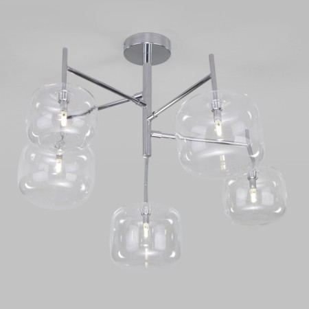 Ceiling chandelier with glass ceiling Jar, 3W, G4, 60x60x44 cm