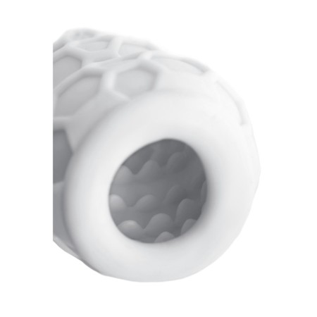 Masturbator A-Toys Flaff, TPE, white color, 8cm, D 2.9 cm-14