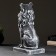 Piggy bank "Leo with the crown" Gray stone, 19x14x35cm