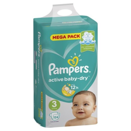 Pimpers Active Baby (6-10 kg), 124 pcs-2