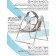 Electronic swing children's Amarobaby Wooden Swing, gray color