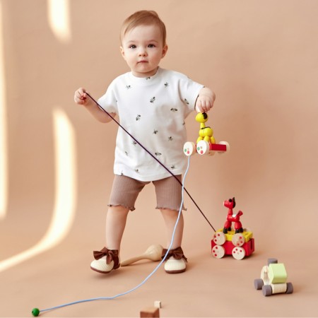Costume (T -shirt and shorts) Kroshka I am Olives, p. 62-68-1