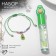 Set 2 objects: bracelet, lip gloss "avocado", color, 6 cm