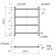 Room Succinator Electric Tera "Classic", 400x600 mm, 4 crossbars