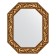 Mirror in the baguette frame, Byzantium gold 99 mm, 63x78 cm