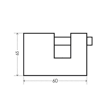 Sibrtekhi-hinged castle ZNO2-8, 60 mm-1