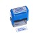 Stamp of standard words jokes 14x38mm, "bend, affirm"