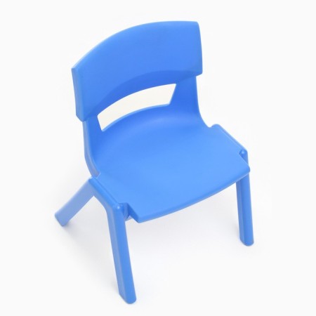 Blue stool 48 x 33 x 25 cm-2