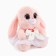 Soft toy "Bunny La Pu in the jumpsuit", 20 cm