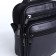 Male bag on lightning, long belt, black color