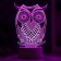 Lamp "Big Eagle" Led RGB from the network 9.5x13x22cm Risalux
