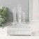 Standing interior metal "City" White 6.3x14.5x18.5 cm